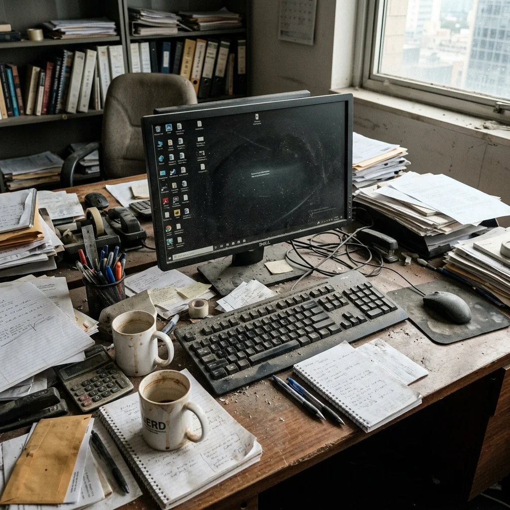 Ofis temizliği ve düzenleme öncesi